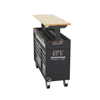 Image showing  52 in. Workbench W 9-Drawer, Adjustable Height