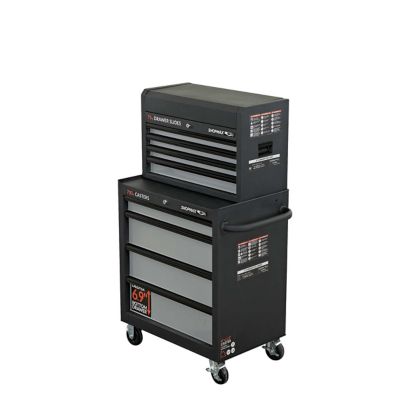 SHOPMAX 27 in. 8 Drawertool Chest & Rolling Cabinet Combo