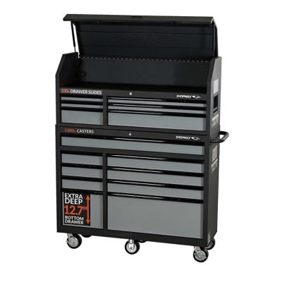 Image showing  52 in. 15-Drawer Tool Chest and Rolling Cabinet Combo, 2,500 lb. Capacity