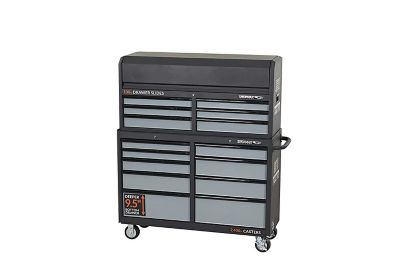 SHOPMAX 52 in. 15-Drawer Tool Chest & Rolling Cabinet Combo, 95206C2-09C6