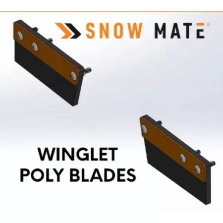 Dawson MFG Snow Mate 36 in + Poly Winglet Blades SM-36-WPB Tractor Gear Parts