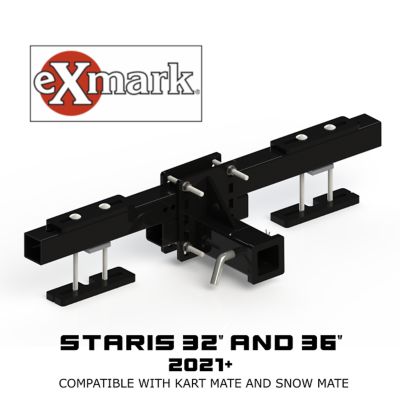 Dawson MFG Front-Mounted Hitch Mate for Exmark Staris 32/36 Mowers, HM-EXMK-STARIS-32/36-F