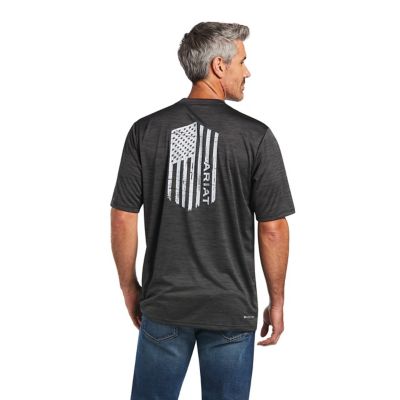 Ariat Charger Vertical Flag Short Sleeve T-Shirt