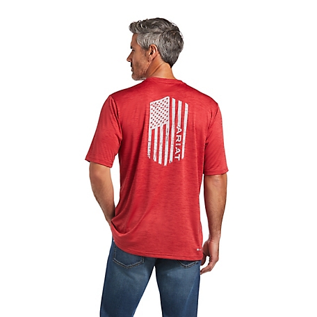 Ariat Charger Vertical Flag Short Sleeve T-Shirt