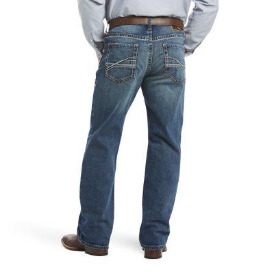 Image showing 1 th Ariat Men's Relaxed Fit Low-Rise M4 Preston Bootcut Jeans