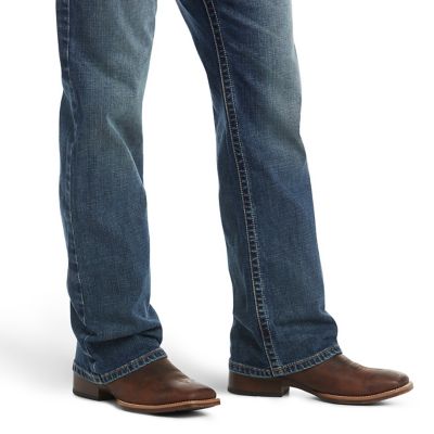 Image showing 3 th Ariat Men's Relaxed Fit Low-Rise M4 Preston Bootcut Jeans
