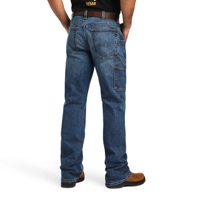 Image showing  Men's Stretch Fit Low-Rise Rebar M4 DuraStretch Workhorse Bootcut Jeans