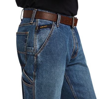 Image showing  Men's Stretch Fit Low-Rise Rebar M4 DuraStretch Workhorse Bootcut Jeans