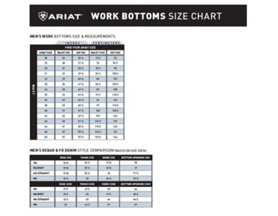 Image showing 6 th Ariat Men's Slim Fit Low-Rise Rebar M7 DuraStretch Edge Straight Leg Work Jeans