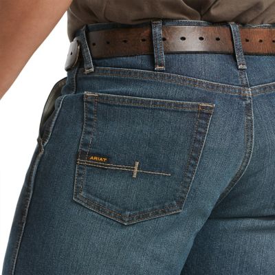 Image showing  Men's 10 in. Rebar DuraStretch Denim Utility Work Shorts