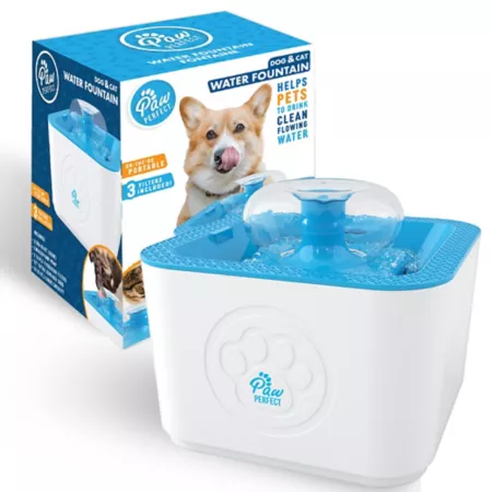 PawPerfect 68 oz Free-fall water fountain for dogs and cats Pet Waterers & Fountains