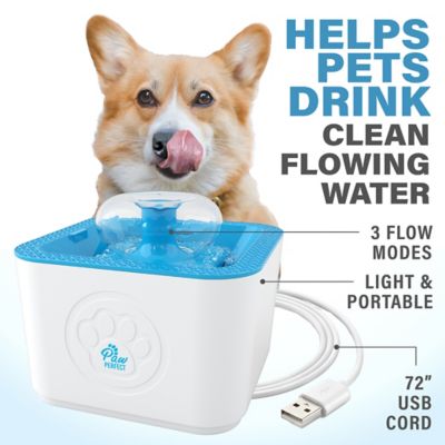 Image showing  68 oz. Dog & Cat Pet Free-Falling Water Fountain