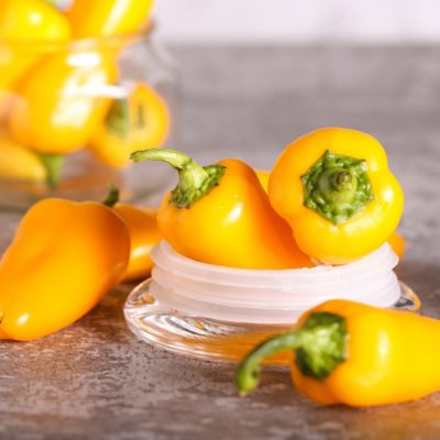 Image showing  Orange Snacking Pepper, 19.3 oz., 2 pk.