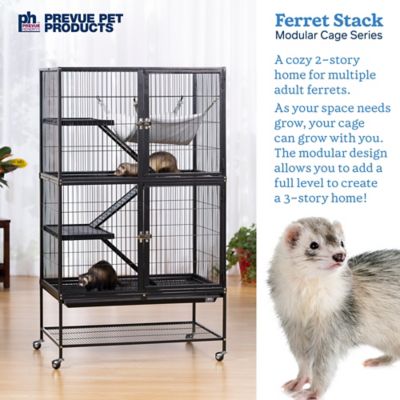 Image showing  2-Story Stacking Ferret Cage, 54 in. x 20 in.