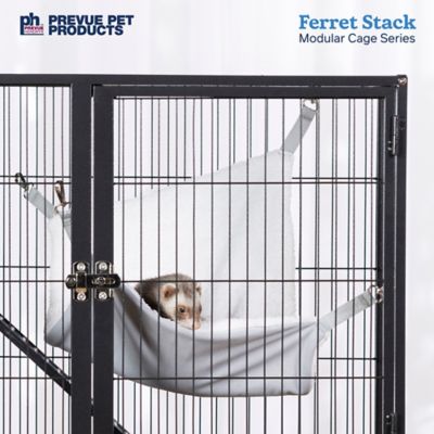 Image showing 8 th Prevue Pet Products 2-Story Stacking Ferret Cage, 54 x 20in.