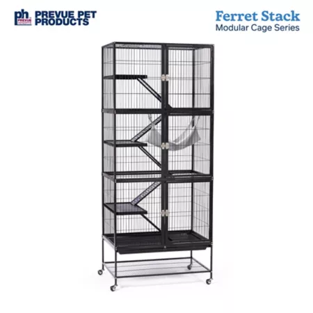 Prevue Pet Products Stackable Ferret Cage 72-in x 20-in Small Pet Cages