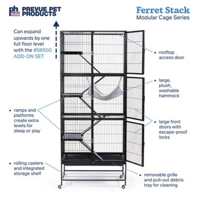 Image showing  Stacking Ferret Cage, 72 in. x 20 in.