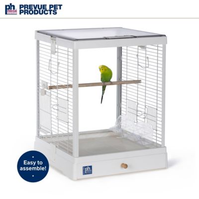 Prevue Pet Products Crystal Palace Glass Bird Cage