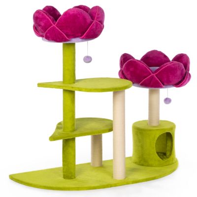 Prevue Pet Products 44-1/2 in. Flower Garden Cat Tree