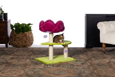 Image showing  28-3/8 in. Flower Power Cat Tree
