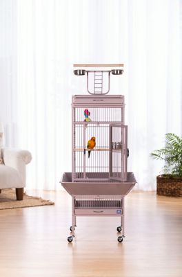 Image showing 8 th Prevue Pet Products 57 in. Play-Top Bird Cage