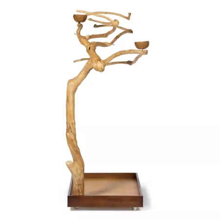 Prevue Pet Products Style #2 Coffee Wood Bird Tree Stand Medium Pet Bird Play Stands