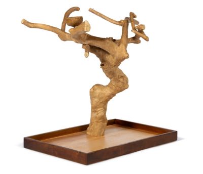 Image showing  Coffeawood Tree Mini Table Top Bird Tree Stand 22635