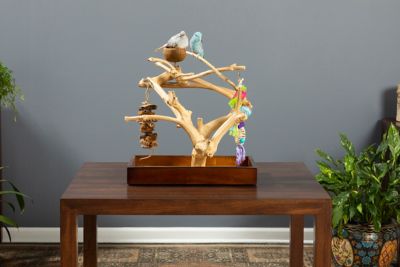 Image showing  Coffeawood Tree Mini Table Top Bird Tree Stand 22633
