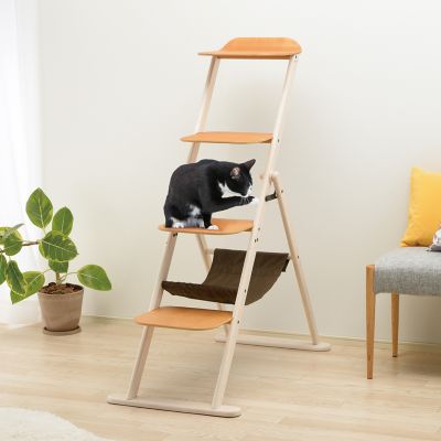 Image showing  49.5 in. Foldable Cat Ladder