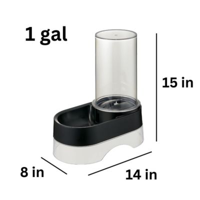 Image showing 9 th Richell Elevated Gravity Pet Water Dispenser