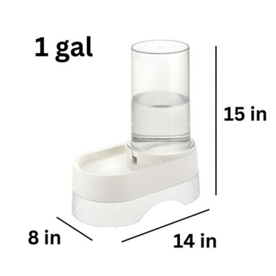 Image showing 6 th Richell Elevated Gravity Pet Water Dispenser