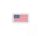 USA RWB Flag Stealth Collar Patch