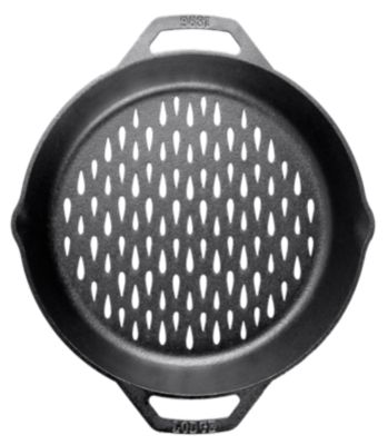 Lodge Cast Iron Seasoned Dual Handle Grill Basket