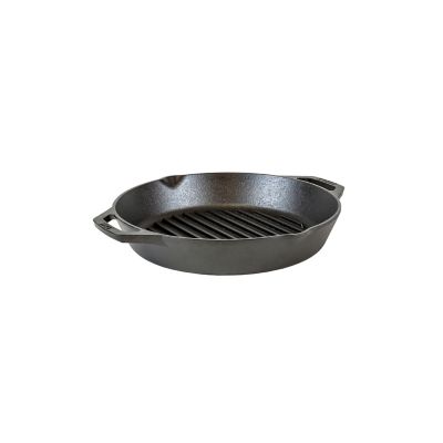 Lodge Cast Iron Seasoned Dual Handle Grill Pan, L10GPL