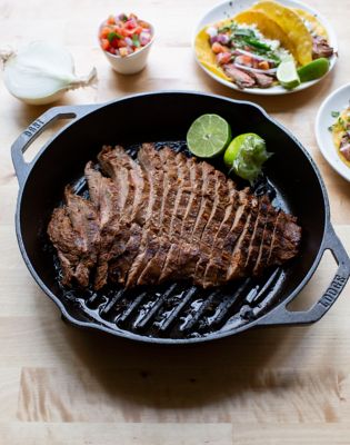 Image showing  Seasoned Dual Handle Grill Pan