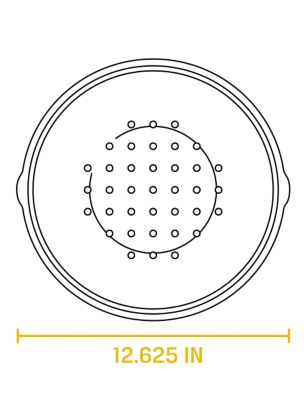 Image showing  Seasoned Skillet Cover, 12 in.