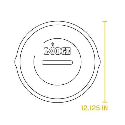 Image showing  Seasoned Skillet Cover, 12 in.