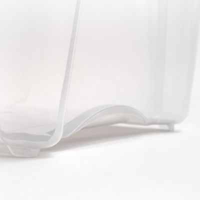 Image showing 10 th IRIS USA 72 Quart Plastic Storage Bin with Latching Buckles - 3 Pack