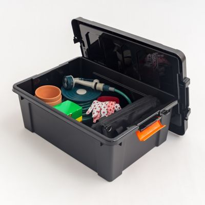 Image showing  11.75 gal. Store-It-All Storage Tote with Latching Buckles