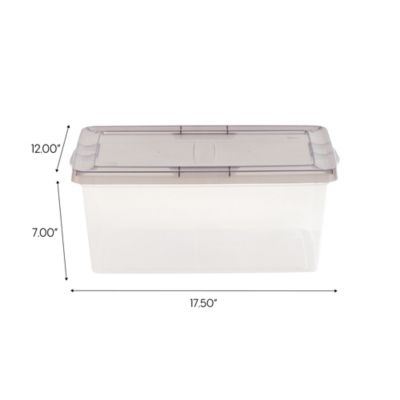 Image showing  17 qt. Snap Tight Plastic Storage Bin