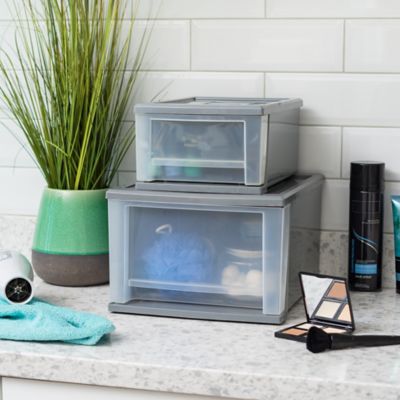 Image showing  17 qt. Plastic Stacking Drawer