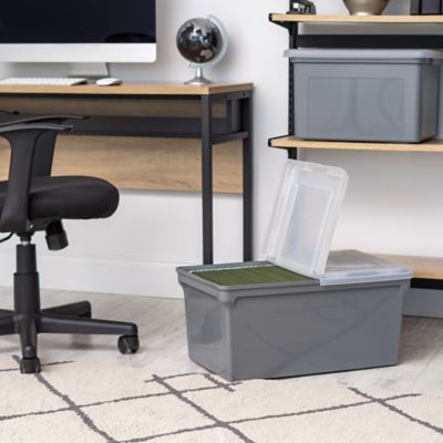 Image showing  22 in. x 13 in. Plastic File Box, Letter File