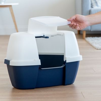 Image showing  Top Entry Cat Litter Box, Corner