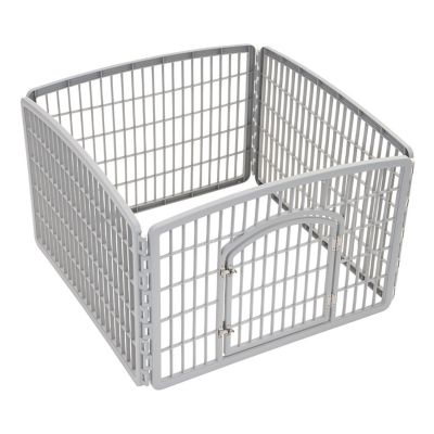 IRIS USA Indoor 4-Panel Pet Exercise Play Pen, 24 in.