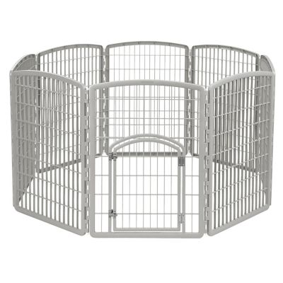 IRIS USA 34in. 8-Panel Pet Exercise Play Pen