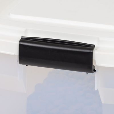 Image showing  Airtight Pet Food Storage Container with Scoop, 35 lb. Capacity, White