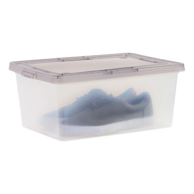 Image showing  17 qt. Snap-Tight Plastic Storage Bins, 8 pc.