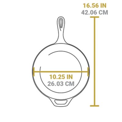 Image showing  3.2 qt. 10.25 in. Seasoned Covered Deep Skillet