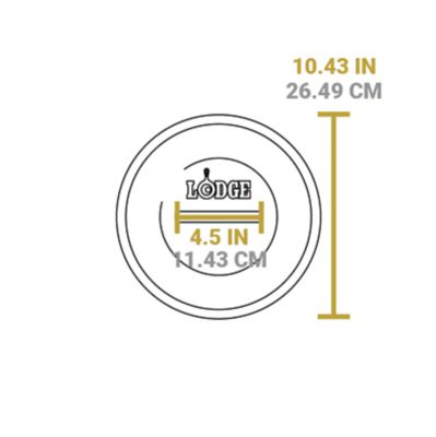 Image showing  10.25 in. Seasoned Cover