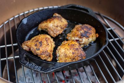 Image showing  Seasoned Dual Handle Pan, L8SKL